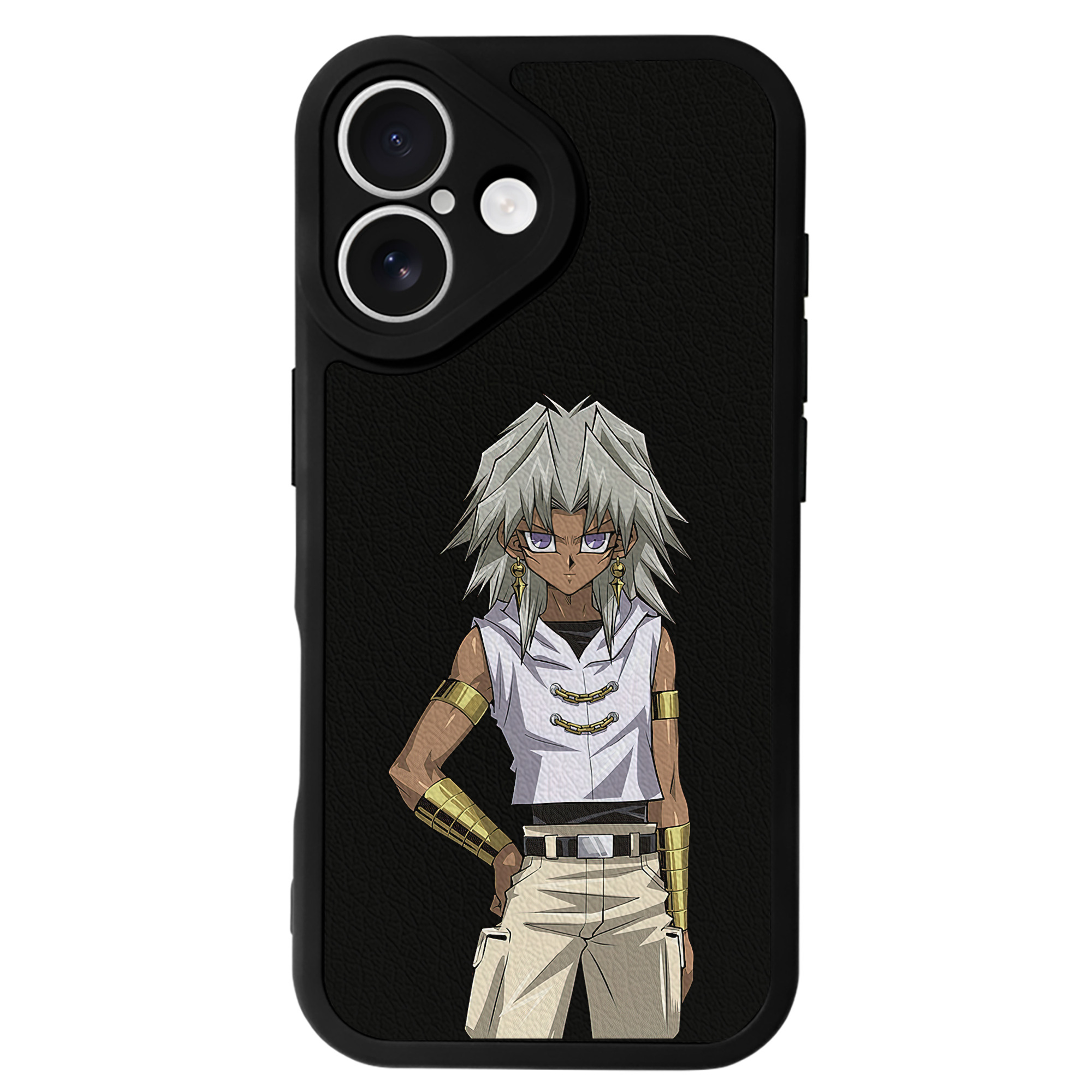 遊☆戯☆王 Yu-Gi-Oh! 【iPhone 16シリーズ対応】シリコンスマホケース（レザー調） 材質：シリコン